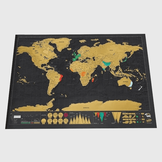 Carte du Monde à Gratter - Trip Passion